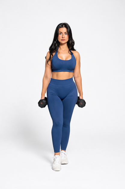 Seamless Sculpt Halter Bra